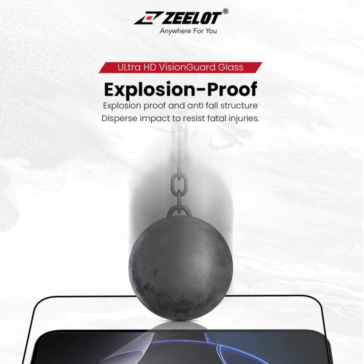 ZEELOT SOLIDSleek V2 for iPhone Duo (Clear)