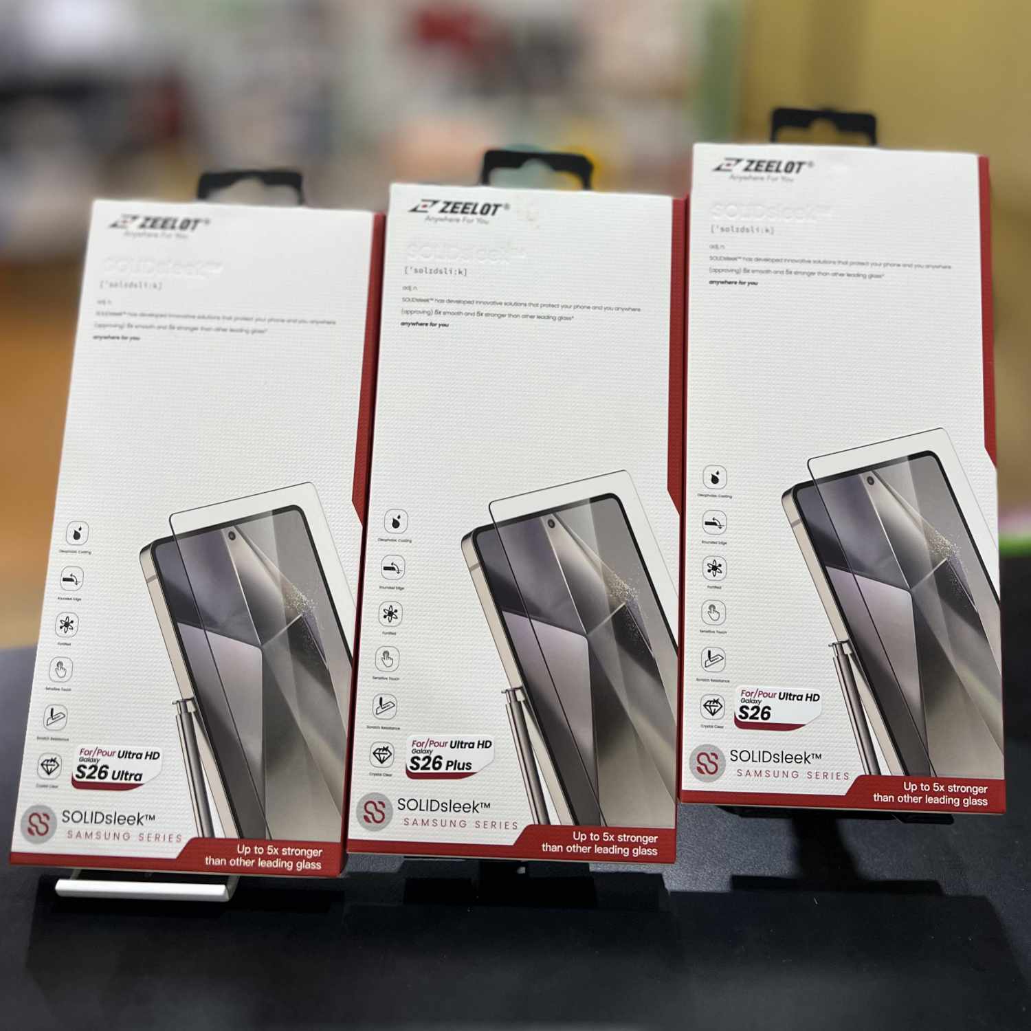 ZEELOT SOLIDSleek for Samsung Galaxy S26, S26 Pro, S26 Ultra (with EasyFit Installation Kit)