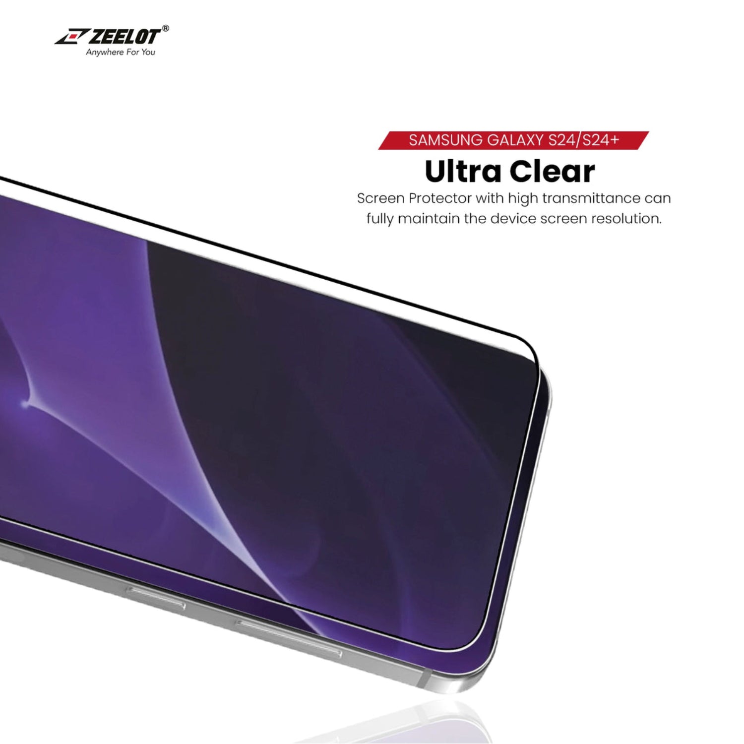 ZEELOT SolidSleek Screen Protection for S24/ S24 Plus/ S24 Ultra (Clear/Anti Glare/Privacy)