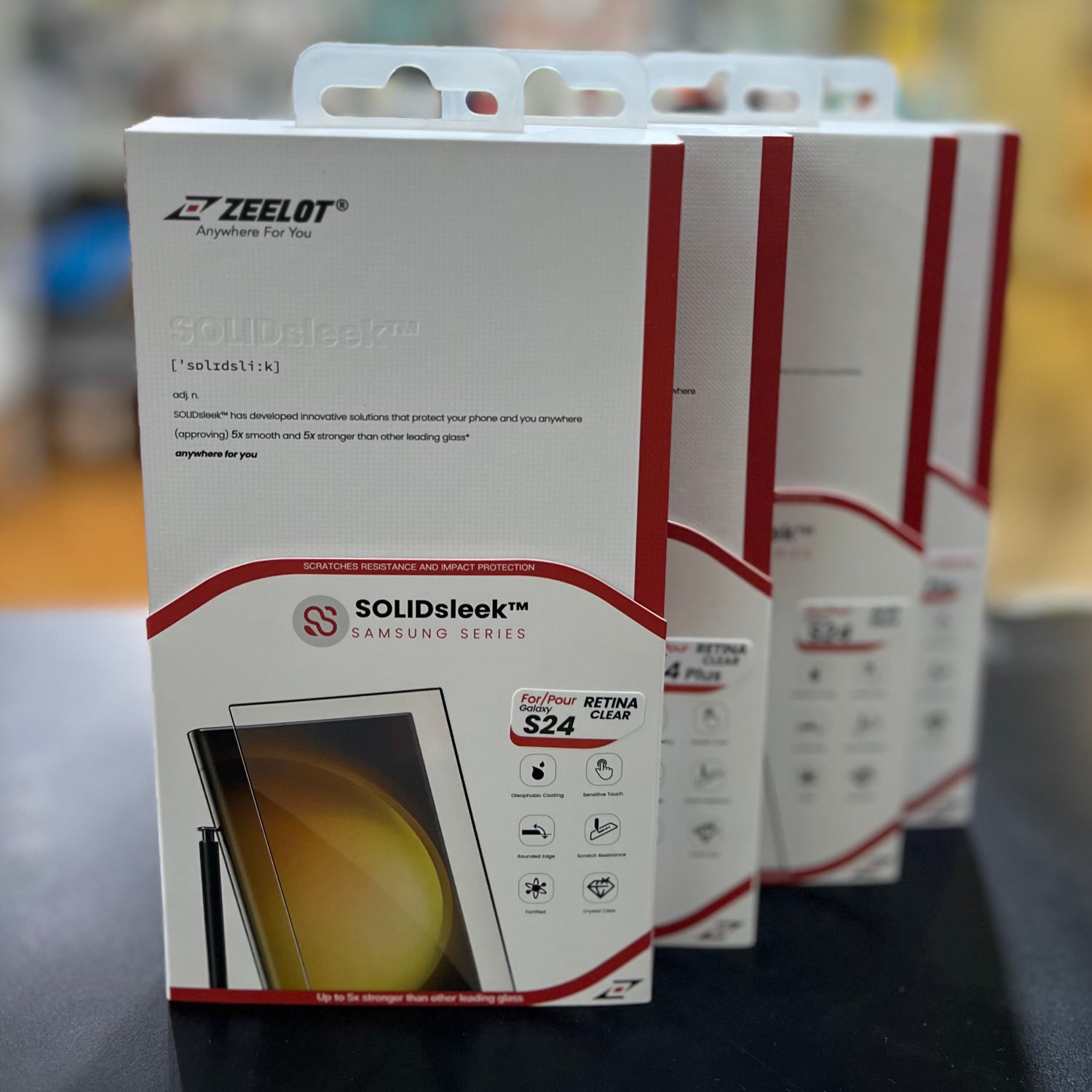 ZEELOT SolidSleek Screen Protection for S24/ S24 Plus/ S24 Ultra (Clear/Anti Glare/Privacy)