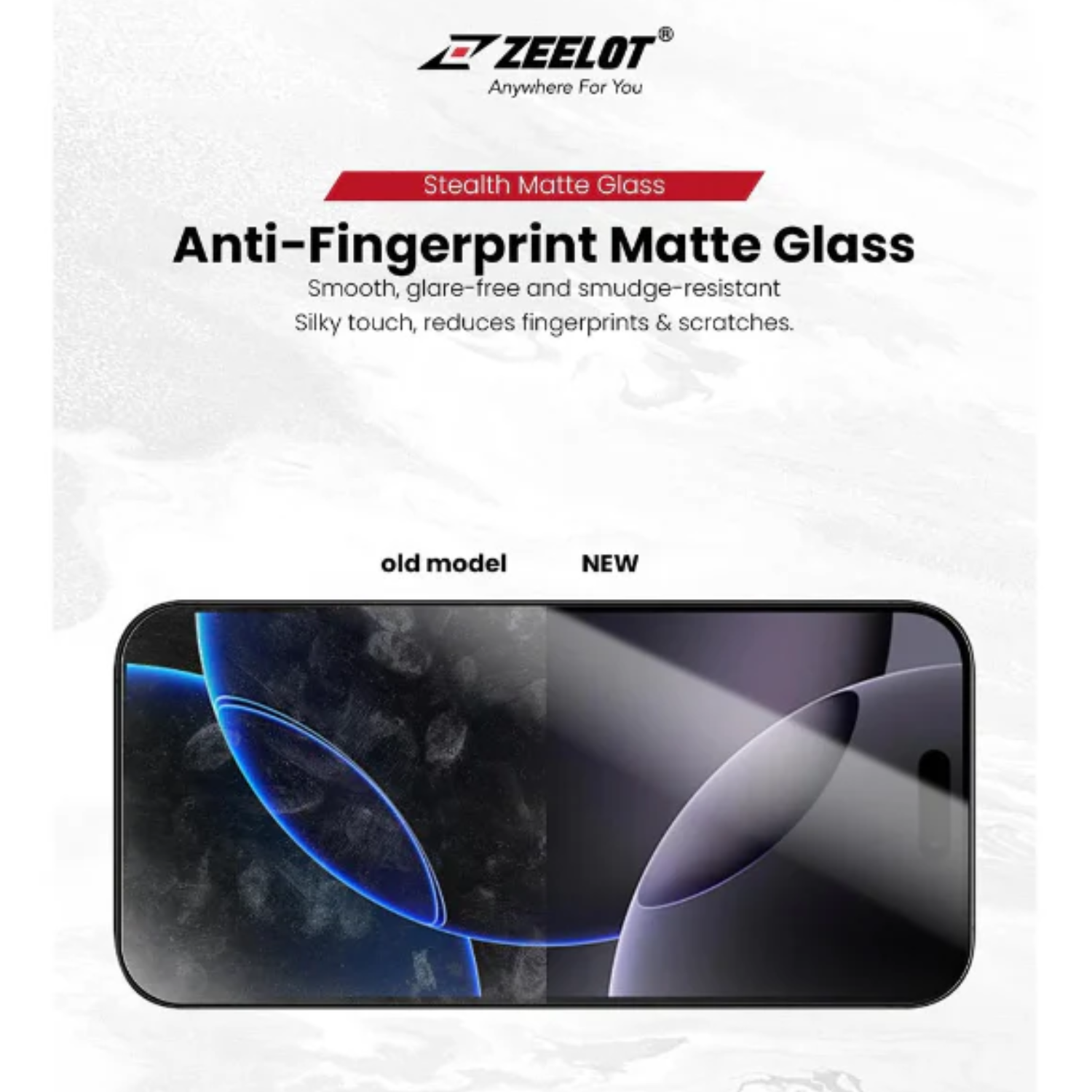 ZEELOT SOLIDsleek V2 (2.5D+) Screen Protector for iPhone 17, Air, 17 Pro, 17 Pro Max with EasyFit Installation Kit