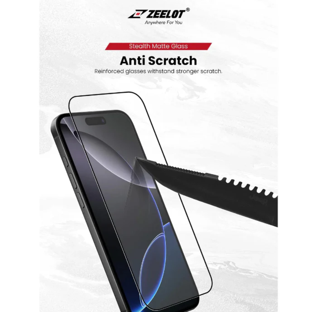 ZEELOT SOLIDsleek V2 (2.5D+) Screen Protector for iPhone 17, Air, 17 Pro, 17 Pro Max with EasyFit Installation Kit