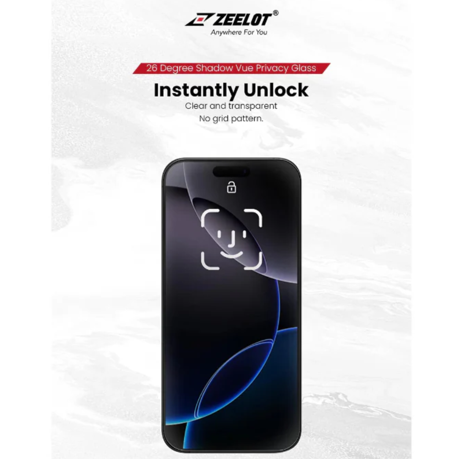 ZEELOT SOLIDsleek V2 (2.5D+) Screen Protector for iPhone 17, Air, 17 Pro, 17 Pro Max with EasyFit Installation Kit