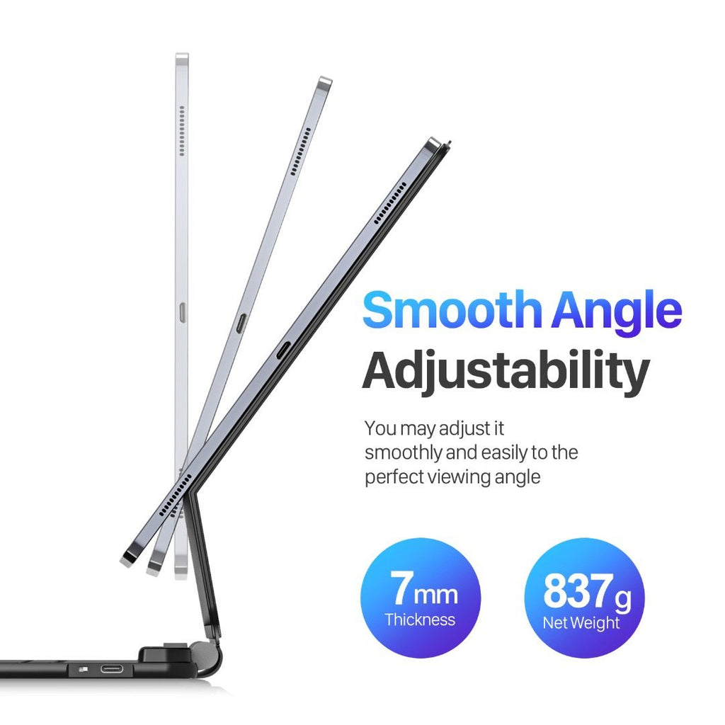 Dux Ducis Bluetooth Magnetic Keyboard Folio with AI key for Samsung Tab S8 Ultra/ S9 Ultra/ S10 Ultra / S11 Ultra