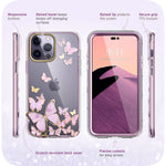 I-BLASON Cosmo Case for iPhone 14 Pro Max (Purple Fly)