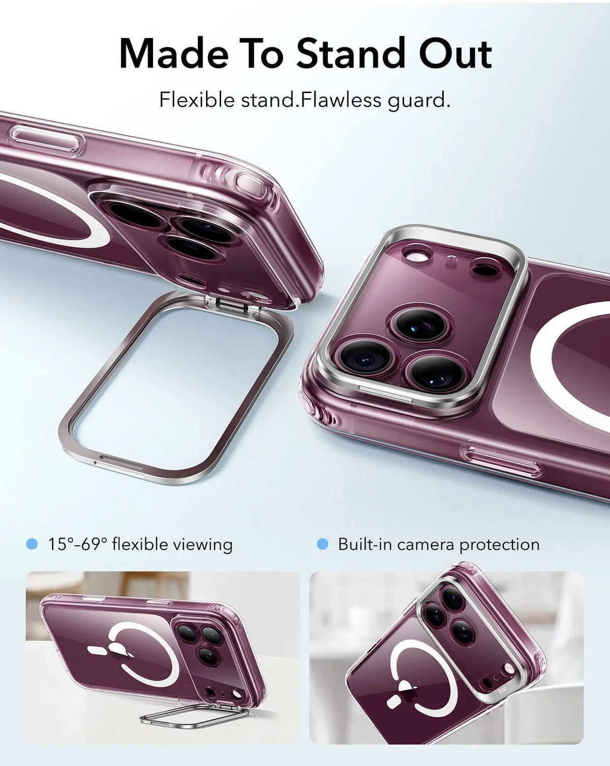 ESR Classic Hybrid Clear Case for iPhone 16/16+/16Pro/16Pro Max/17/17Pro/18Pro/17Pro Max/18 Pro Max/Air