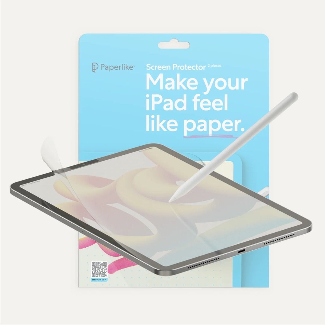 PAPERLIKE 2.1 for iPad Air 11"/13" iPad Pro 11"/13" (2024), iPad mini 6/7, iPad Air 4/5, iPad Pro 11" (2018-2022), iPad Pro 12.9" (Gen 3-6)