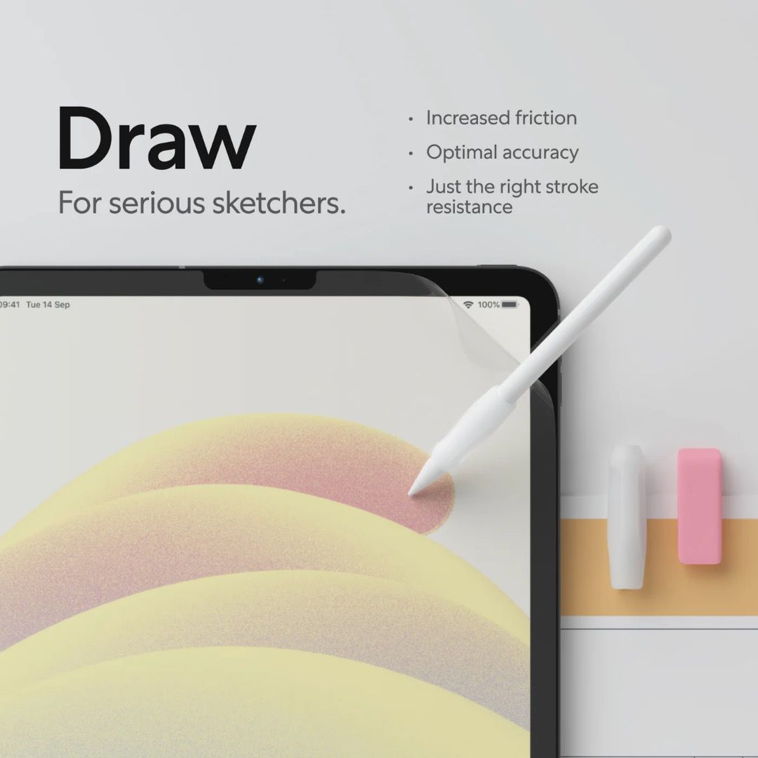PAPERLIKE 2.1 for iPad Air 11"/13" iPad Pro 11"/13" (2024), iPad mini 6/7, iPad Air 4/5, iPad Pro 11" (2018-2022), iPad Pro 12.9" (Gen 3-6)