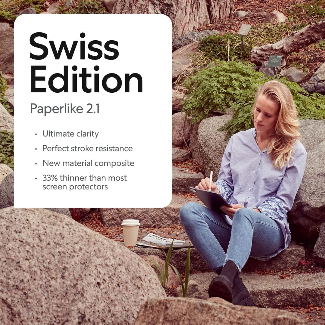PAPERLIKE 2.1 for iPad Air 11"/13" iPad Pro 11"/13" (2024), iPad mini 6/7, iPad Air 4/5, iPad Pro 11" (2018-2022), iPad Pro 12.9" (Gen 3-6)