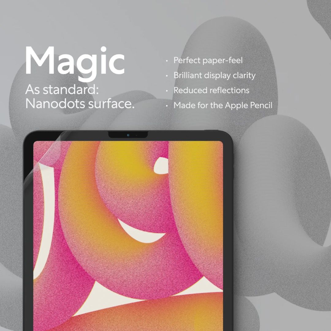 PAPERLIKE 2.1 for iPad Air 11"/13" iPad Pro 11"/13" (2024), iPad mini 6/7, iPad Air 4/5, iPad Pro 11" (2018-2022), iPad Pro 12.9" (Gen 3-6)