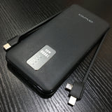 Awei Multi-Output 10000mAh with built-in Micro USB / TypeC / Lightning Cables