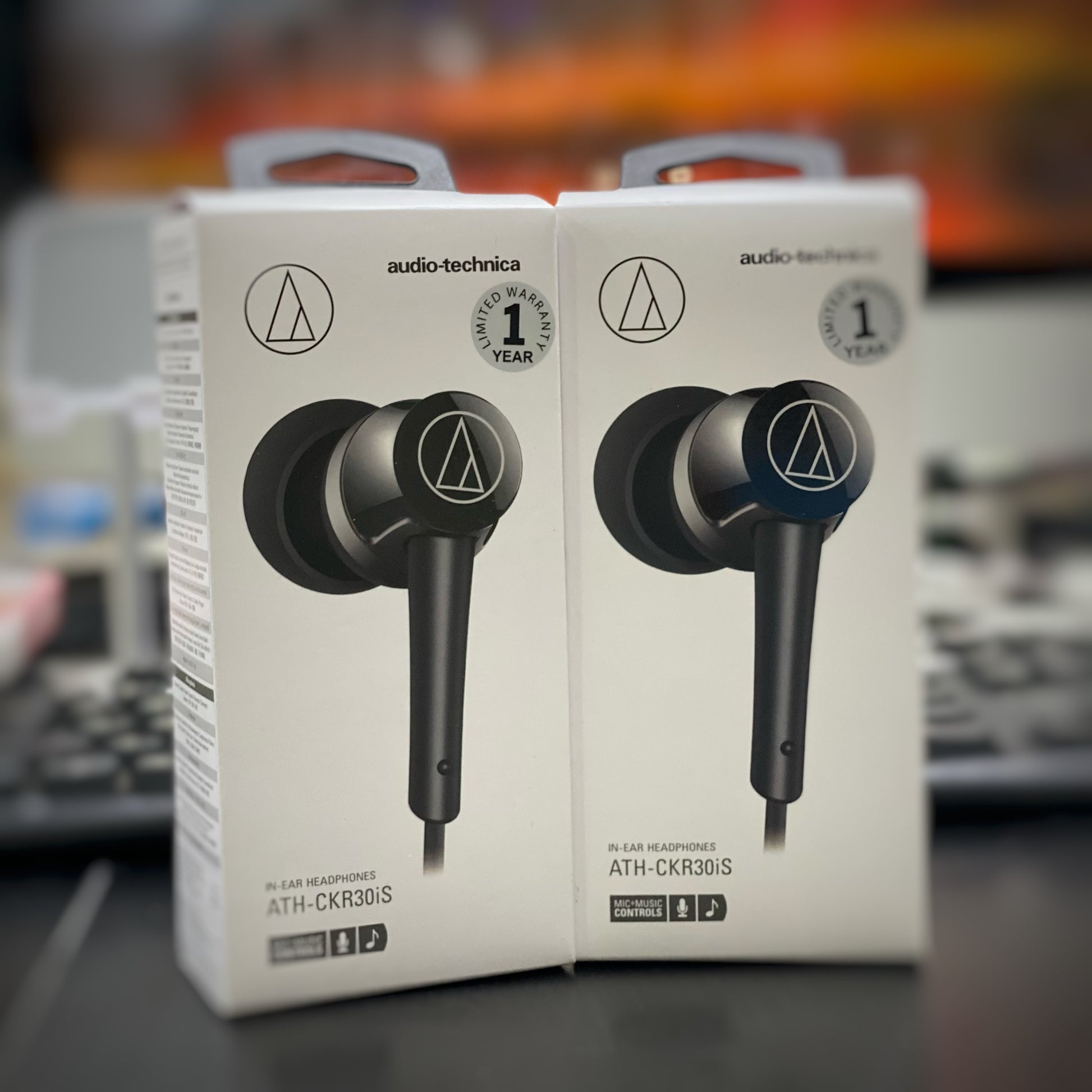 Audio Technica IEMs ATH-CKR30iS (Black/Blue/White)
