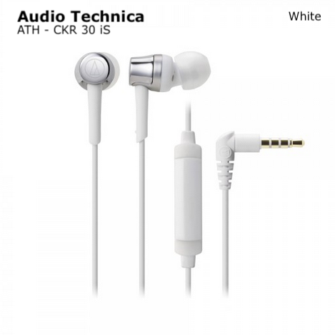 Audio Technica IEMs ATH-CKR30iS (Black/Blue/White)