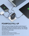 Aukey Omnia II Mix S 4 Port 100W PD Fast Charging Wall Charger