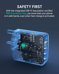 Aukey Omnia II Mix S 4 Port 100W PD Fast Charging Wall Charger