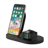 Belkin  BOOST↑UP™ Wireless Charging Dock for iPhone + Apple Watch + USB-A port (Black / White)