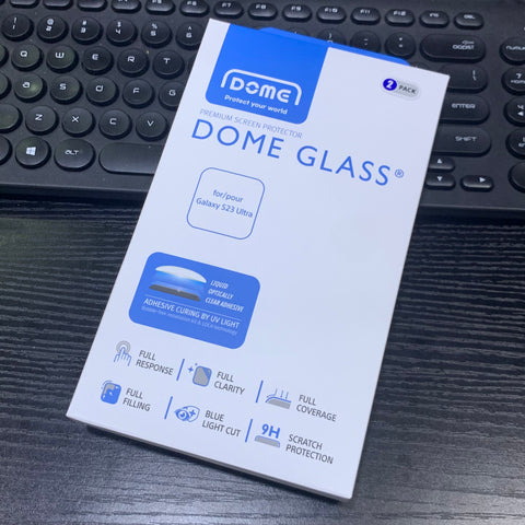 Whitestone Dome Glass Screen Protector for S23 Ultra