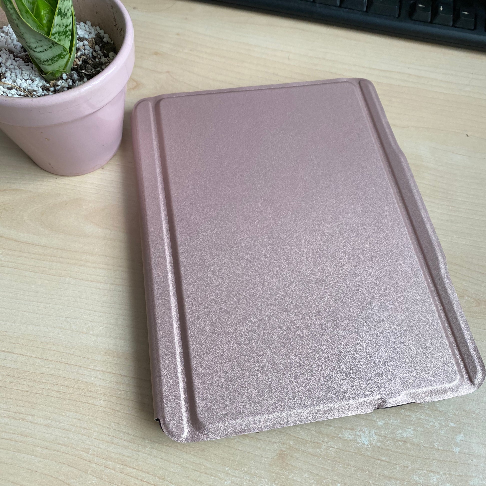 Touch Pad & Keyboard Case for iPad Pro 9.7" /Air 1&2/Gen 5&6 (Rose Gold / Black)