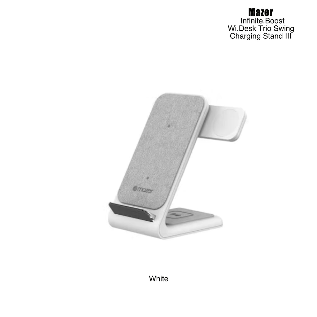 Mazer Infinite.Boost Wi.Desk Trio Swing Charging Stand III (2 Colors)