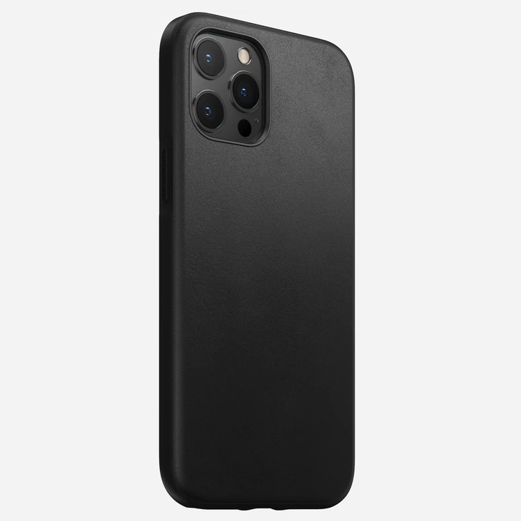 Nomad Rugged Horween Leather Case for iPhone 12 mini / 12/ 12 Pro / 12 Pro Max (Rustic Brown & Black)