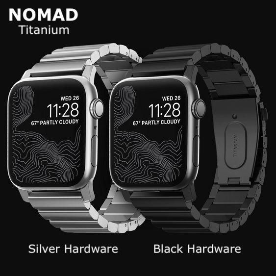 Nomad Titanium Band for Apple Watch (42mm/44mm) 2 colors – Podstop