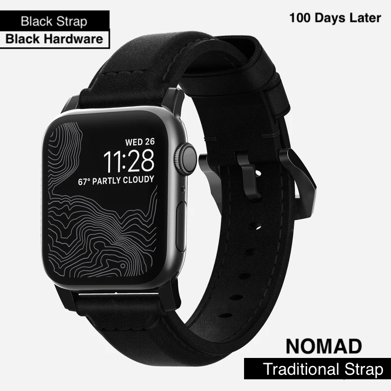 Nomad Traditional Strap for Apple Watch (42/44mm) - 2 Colours