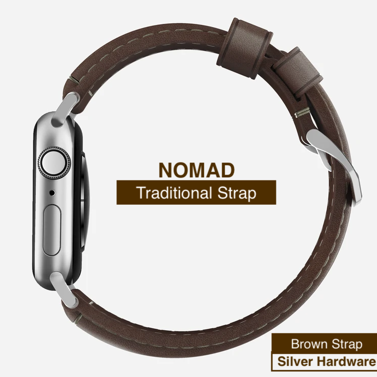 Nomad Traditional Strap for Apple Watch (42/44mm) - 2 Colours