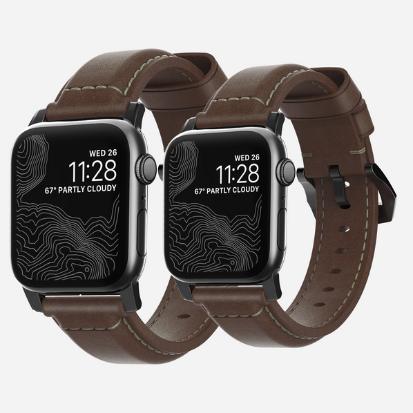 Nomad Traditional Strap for Apple Watch (42/44mm) - 2 Colours
