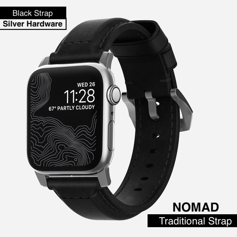 Nomad Traditional Strap for Apple Watch (42/44mm) - 2 Colours