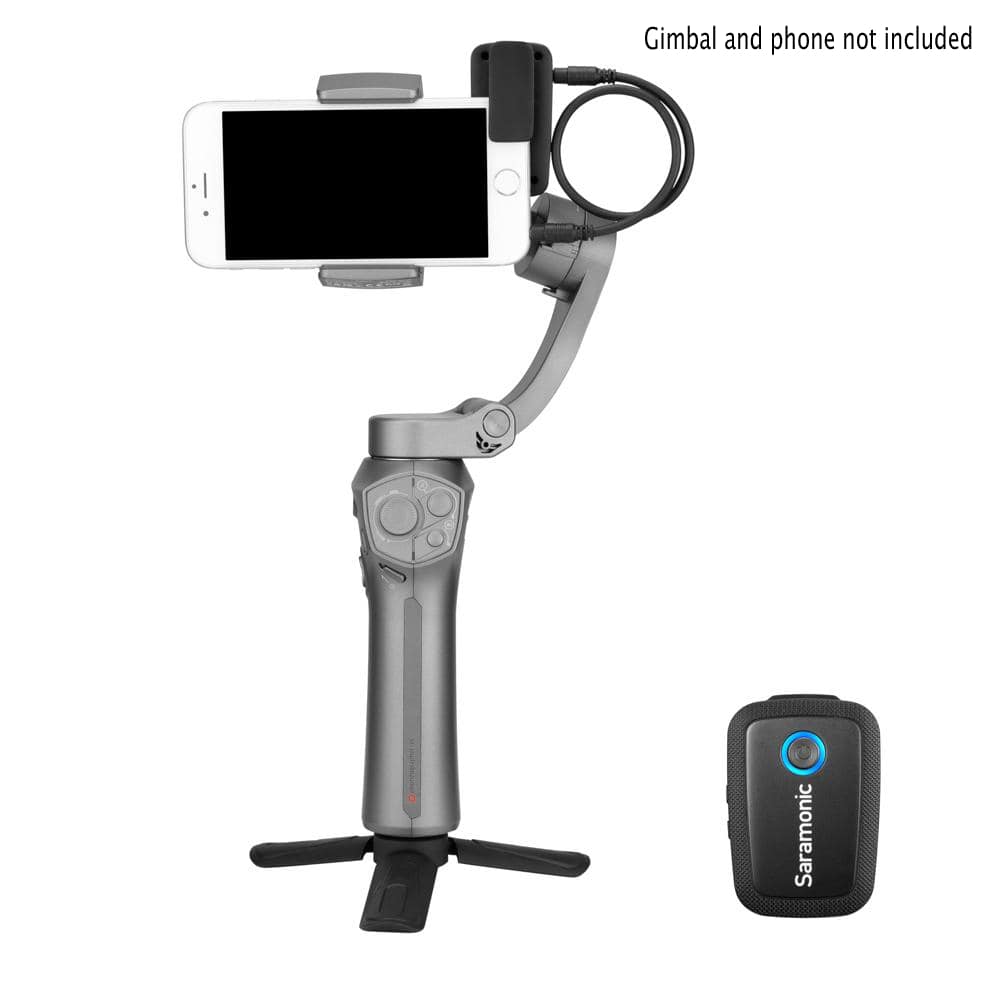 Saramonic Blink 500 B1 Ultracompact Wireless Clip-On Mic System with Lavalier & Dual-Channel Receiver