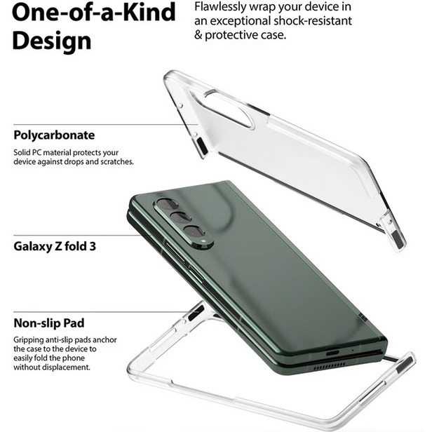 Ringke Slim for Galaxy Z Fold 3 (Clear/Matte Clear)