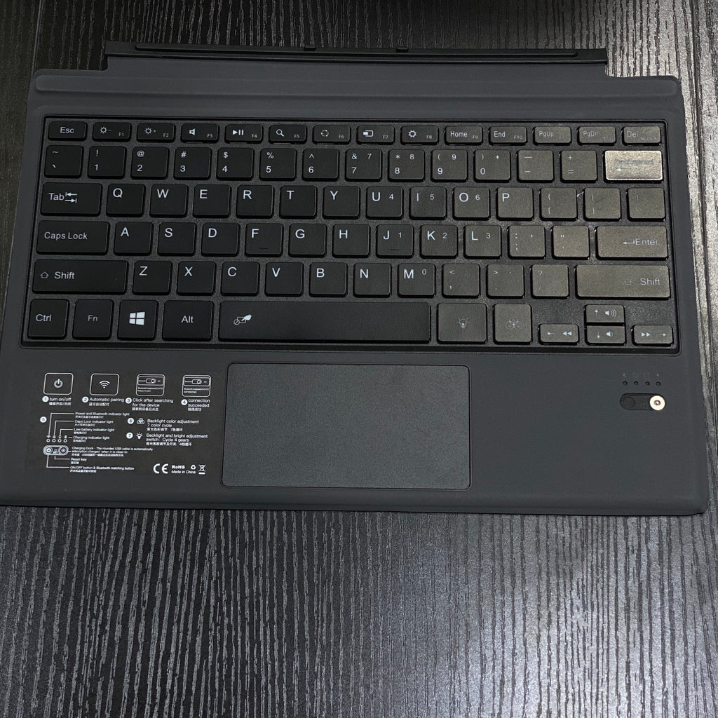 Surface Pro 3/4/5/6/7 Backlit Keyboard with touchpad