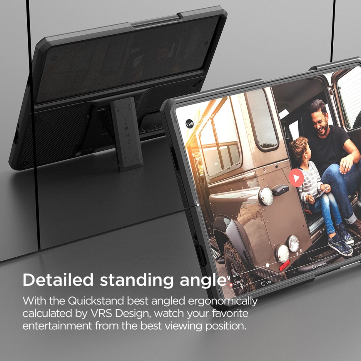 VRS Design Quickstand Pro Case for Samsung Galaxy Fold Z 2