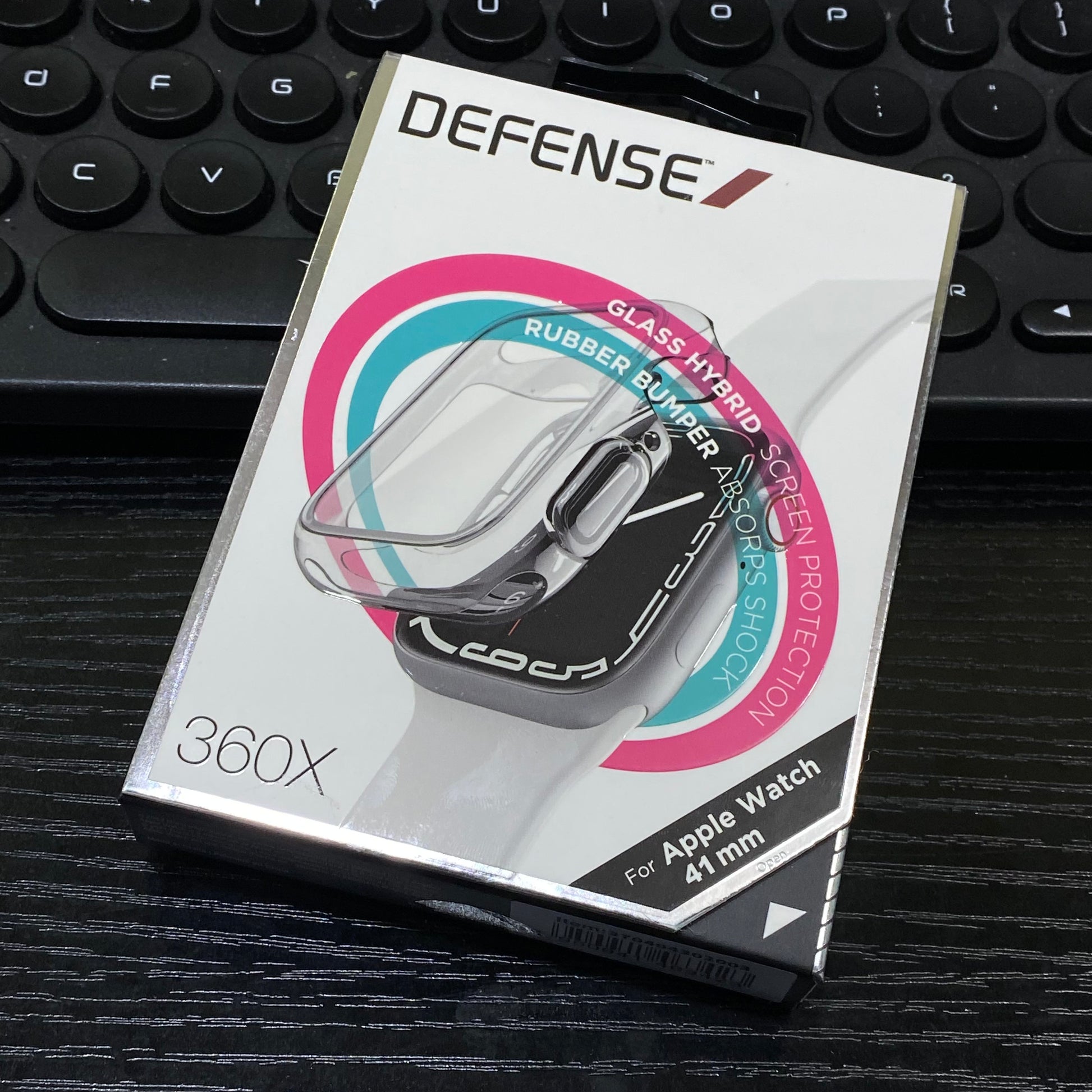 X-Doria Defense Clear Case 360X for Apple Watch 41mm