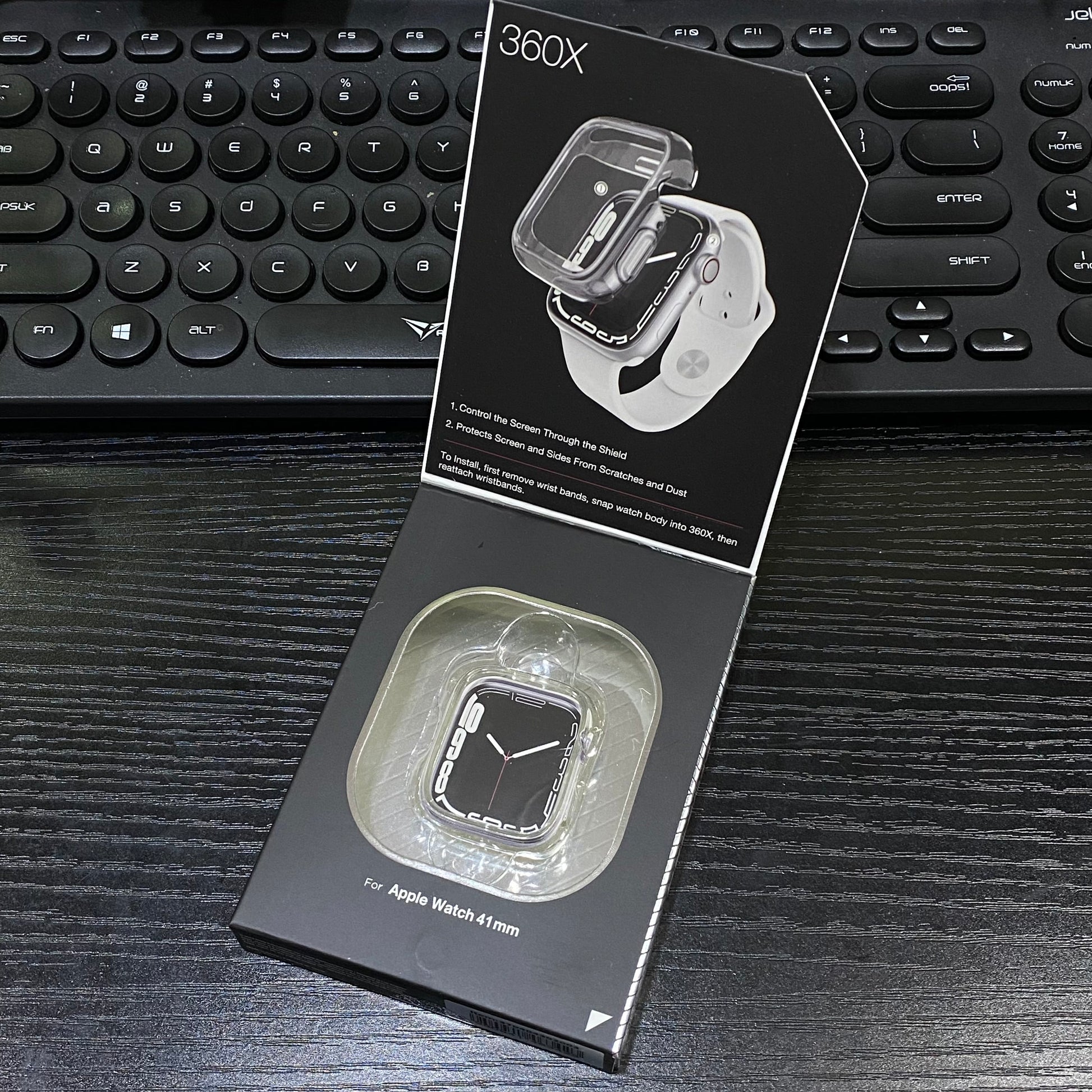 X-Doria Defense Clear Case 360X for Apple Watch 41mm