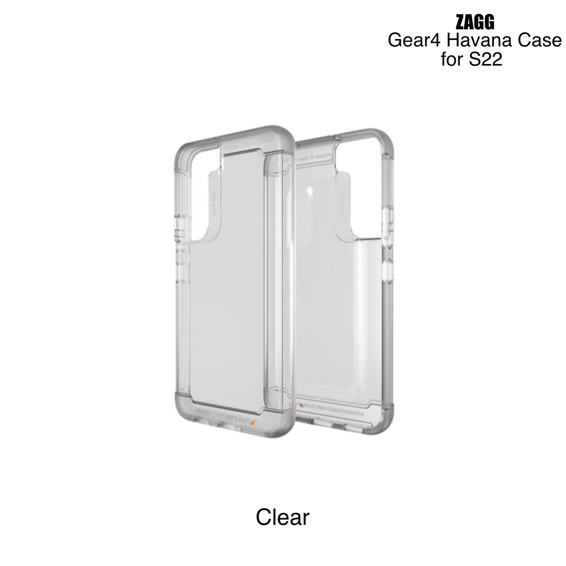 Zagg Gear4 Havana Case for S22 (Clear)