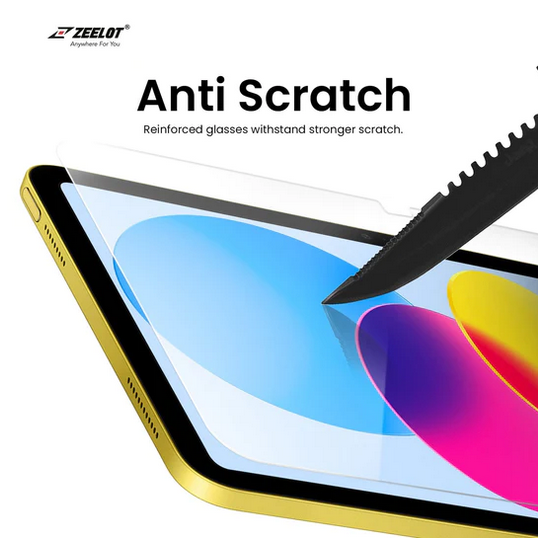 Zeelot SOLIDsleek Anti-Glare Tempered Glass for iPad 10.9" (2022)